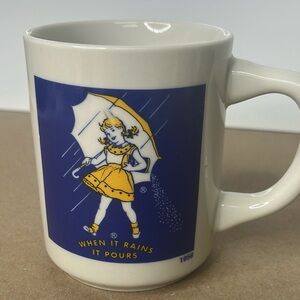 Morton Salt Mug When It Rains It Pours 1956